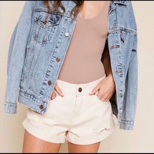 NWT Amuse Society Crossroads Denim Shorts